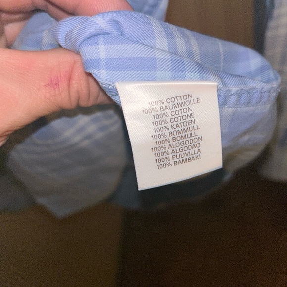 VINTAGE Burberry dress shirt size M - Picture 3 of 4